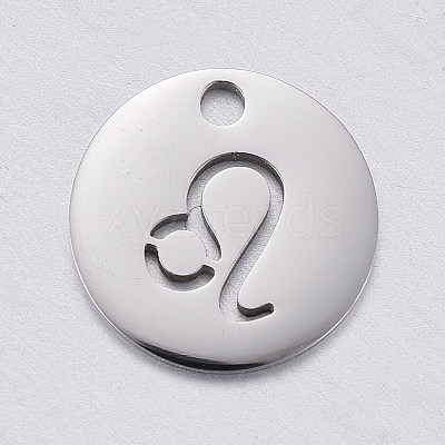 Non-Tarnish 304 Stainless Steel Charms STAS-F246-01A-1