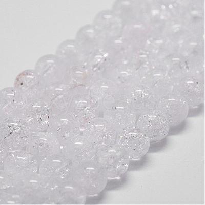 Natural Crackle Quartz Beads Strands G-D840-01-14mm-1