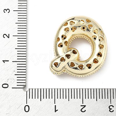 Brass Micro Pave Cubic Zirconia Pendants KK-Z108-02G-Q-1