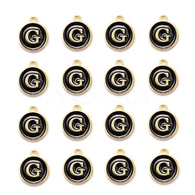 Golden Plated Alloy Charms ENAM-S118-02G-1