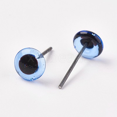 Craft Glass Doll Eyes DIY-WH0020-B03-9mm-1