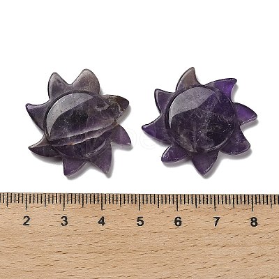 Natural Amethyst Cabochons G-Q190-01C-1