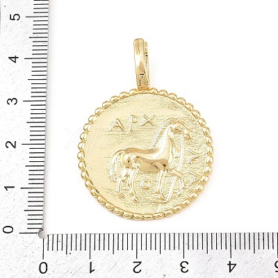 Brass Pendants KK-C162-025A-G-1