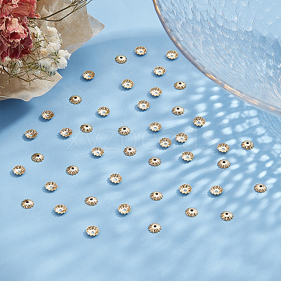 200Pcs 304 Stainless Steel Bead Caps STAS-UN0057-69-1
