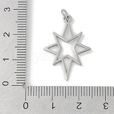 Non-Tarnish 304 Stainless Steel Pendants STAS-L279-034P-1