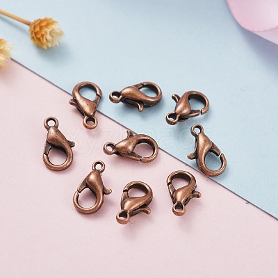 Zinc Alloy Lobster Claw Clasps E103-NFR-1