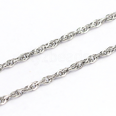 Tarnish Resistant 304 Stainless Steel Singapore Chains CHS-O005-39C-1