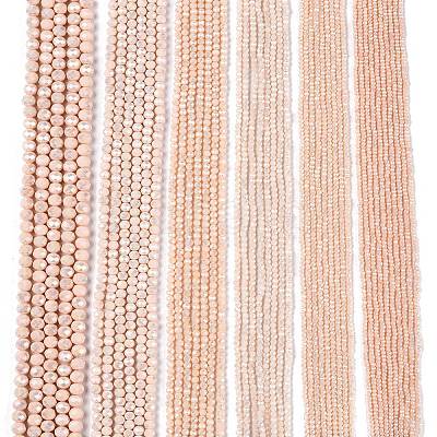 Electroplate Glass Beads Strands LS-EGLA-A044-P3mm-B05-1