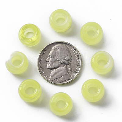 Acrylic European Beads MACR-S375-002A-08-1