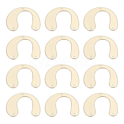 Wholesale BENECREAT 12Pcs Brass Stud Earring Findings 