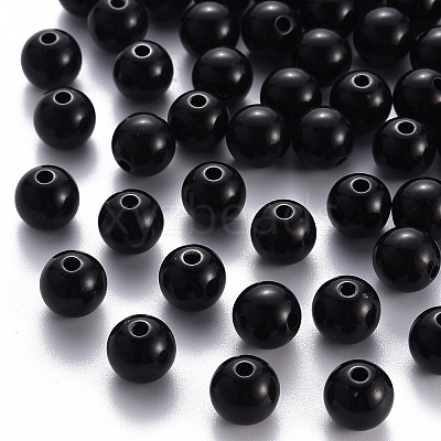 Opaque Acrylic Beads LS-X-MACR-S370-C10mm-S002-1