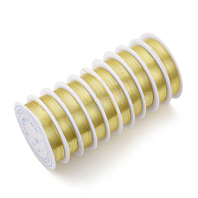 Round Copper Jewelry Wire CWIR-Q006-0.3mm-G-1