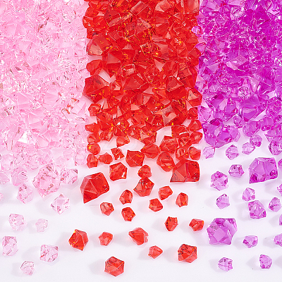 510Pcs 9 Style Transparent Acrylic Beads OACR-GA0001-06-1