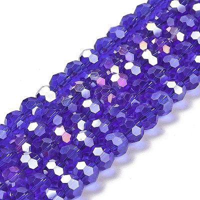 Transparent Glass Beads LS-EGLA-A035-T8mm-B06-1
