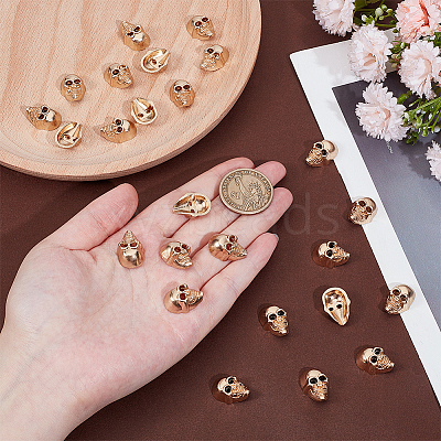 20Pcs 2-Hole Zinc Alloy Buttons FIND-OC0013-67G-1
