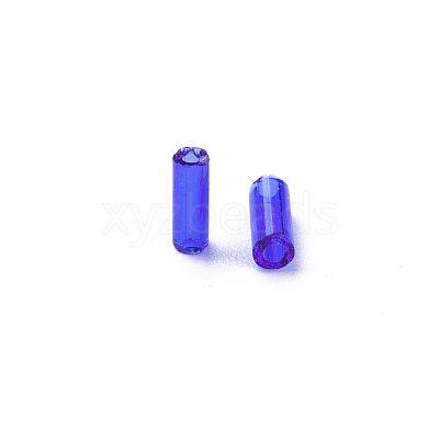 Transparent Glass Bugle Beads SEED-N005-001-C15-1