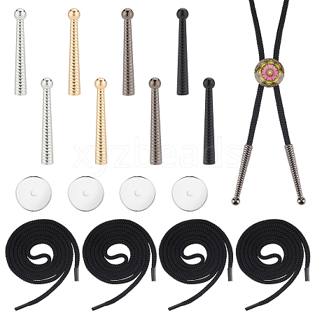 AHADERMAKER DIY Bolo Tie Making Kit DIY-GA0006-13-1