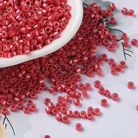 Baking Paint Glass Seed Beads X-SEED-S042-15A-06-1