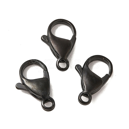 Ion Plating(IP) Polished 316 Surgical Stainless Steel Lobster Claw Clasps STAS-R072-15A-B-1