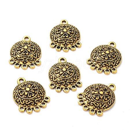 Tibetan Style Alloy Chandelier Components PALLOY-F213-03AG-1