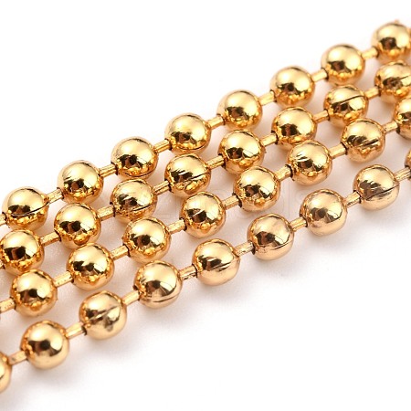 Handmade Brass Ball Chains KK-J276-16A-P23-1