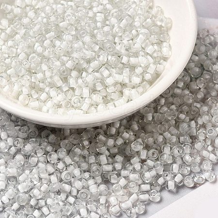 8/0 Transparent Glass Seed Beads SEED-F003-03B-07-1