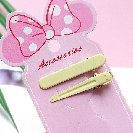 Macaron Color Alloy Alligator Hair Clips PW-WGDAB84-06-1