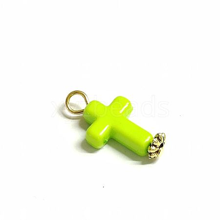 Opaque Acrylic Pendants PALLOY-TAC0074-03-1