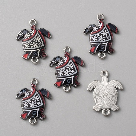 Zinc Alloy Enamel Connector Charms LS-FIND-WH0136-19A-1