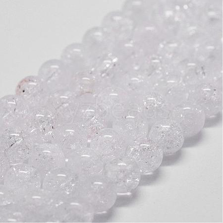 Natural Crackle Quartz Beads Strands G-D840-01-14mm-1