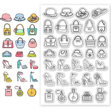 PVC Plastic Clear Stamps DIY-WH0631-0136-1