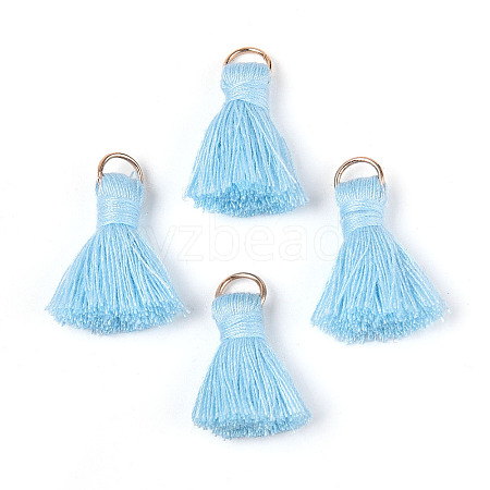 Polycotton(Polyester Cotton) Tassel Pendant Decorations FIND-S280-11-1