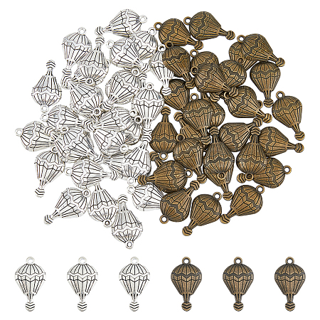 DICOSMETIC 2color 60pcs Alloy Pendants TIBEP-DC0001-12-1