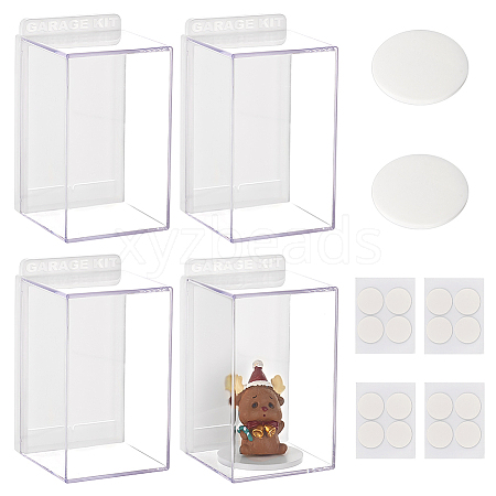 Transparent Acrylic Toys Action Figures Display Boxs ODIS-WH0030-74-1