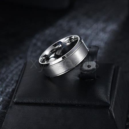 201 Stainless Steel Finger Rings for Women WG1765E-52-1
