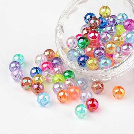 Transparent Acrylic Beads X-PL734M-1