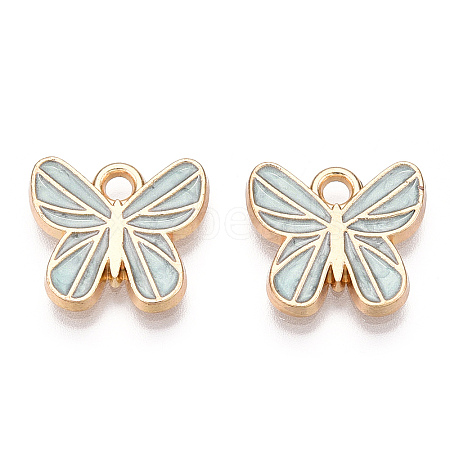 Alloy Enamel Pendants ENAM-E004-04G-01-1