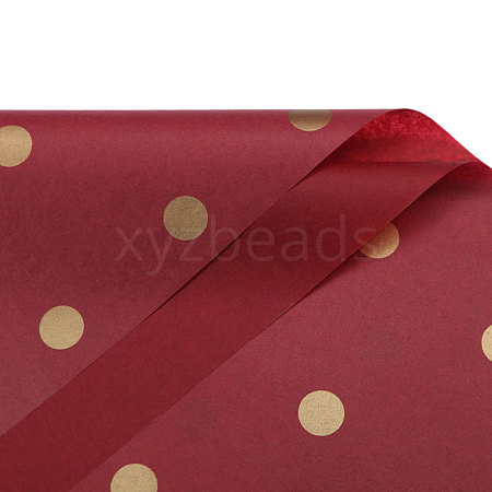 2 Sheets Polka Dot Pattern Gift Wrapping Paper PAAG-PW0001-039H-1