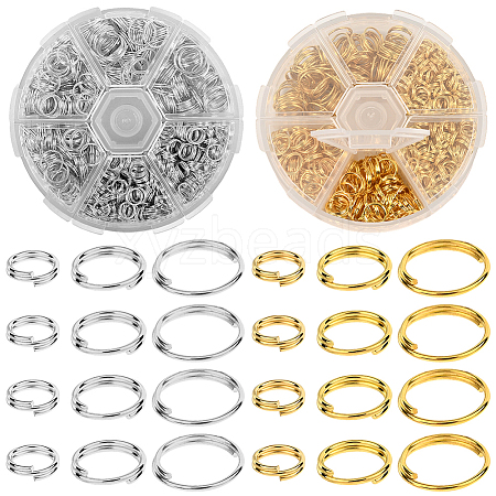 1320Pcs Iron Split Rings IFIN-SP0001-45-1