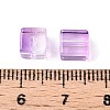 Baking Paint Transparent Glass Beads DGLA-N005-01A-07-4