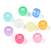 Transparent Luminous Acrylic Beads OACR-N137-33-3