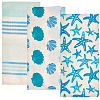 3Pcs 3 Styles Rectangle Linen Cleaning Cloth FIND-GF0007-75-1