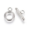 Non-Tarnish 304 Stainless Steel Toggle Clasps LS-STAS-G204-01A-P-1