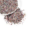 Spray Painted Picasso Cylinder Glass Seed Beads GLAA-T028-12A-06-1