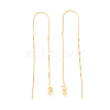 925 Sterling Silver Ear Thread with Peg Bails STER-P047-12G-2
