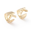 Brass Cuff Rings RJEW-L097-06K-1