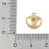 Brass Micro Pave Cubic Zirconia Charms KK-I719-31G-3