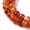 Natural Striped Agate/Banded Agate Beads Strands G-Z060-A01-A05-4