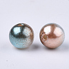 Rainbow ABS Plastic Imitation Pearl Beads LS-X-OACR-Q174-4mm-09-2