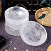 Natural Quartz Crystal Round Decorative Bowls PW-WG16F71-01-4